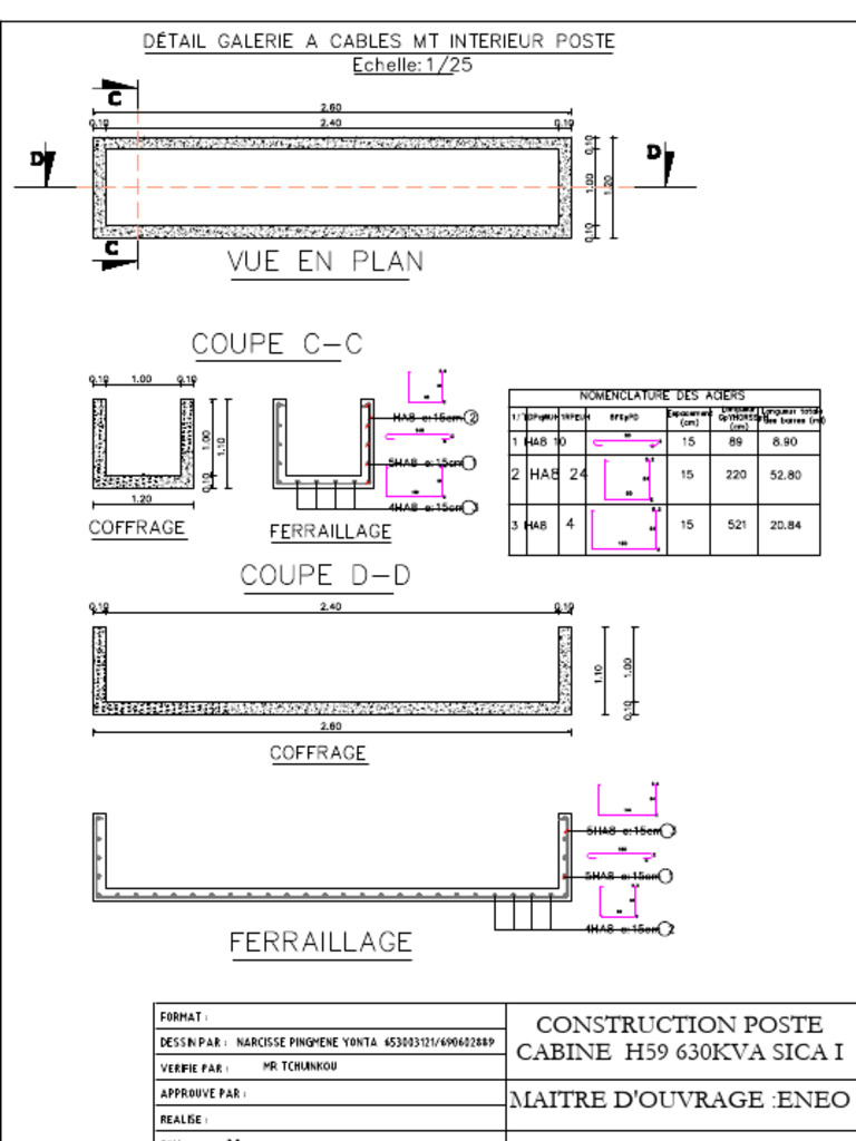 Detail Galerie A Cable MT POUR CELLULE | PDF
