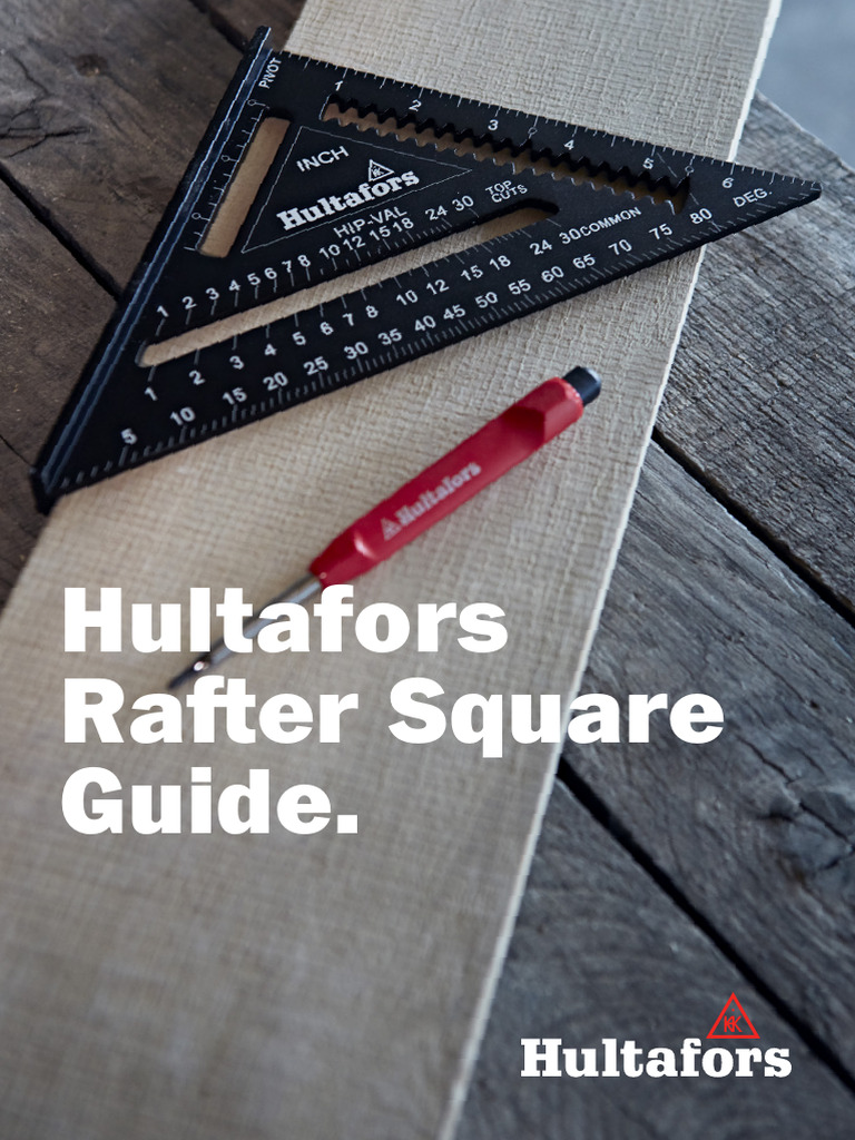 Hultafors Rafter Square Manual | PDF | Stairs