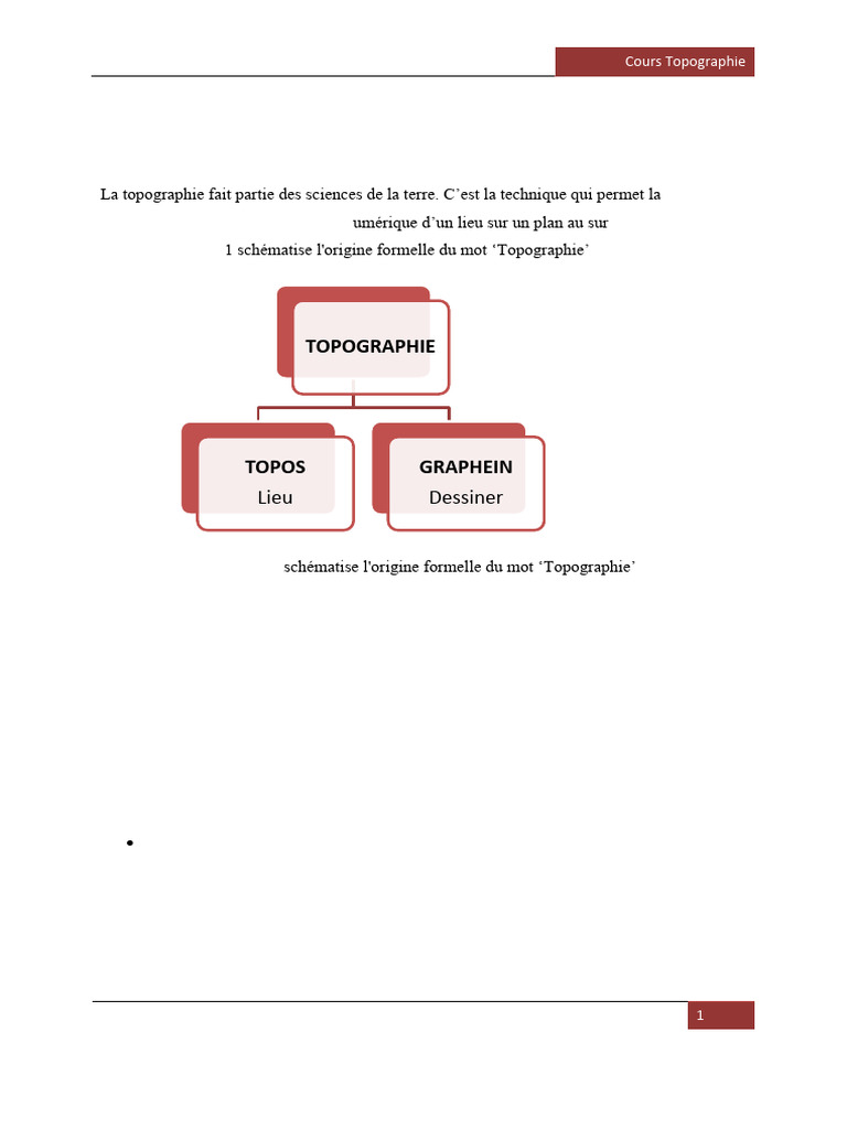 Introduction à la Topographie et ses Applications | PDF | Topographie ...