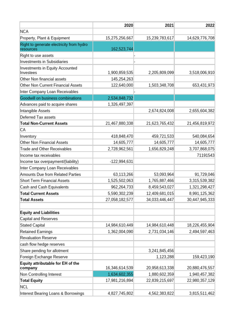 Statement of Financial Position | PDF | Equity (Finance) | Economies