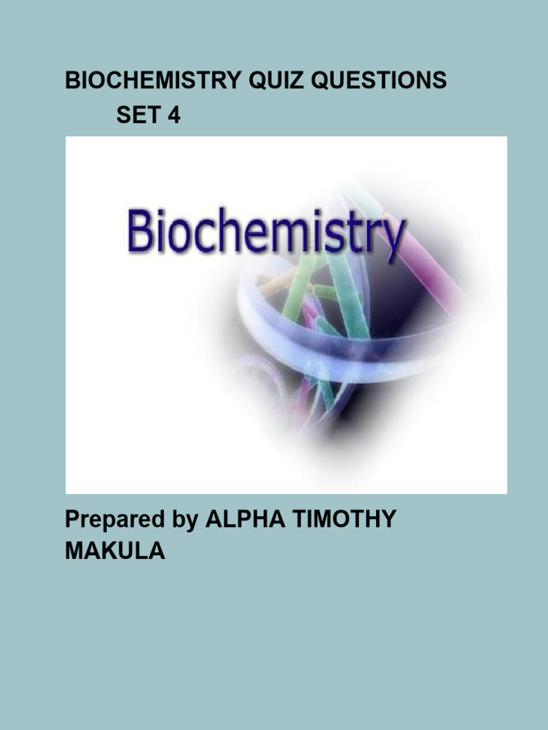 Biochemistry Set 4 | PDF | Electron Transport Chain | Citric Acid Cycle