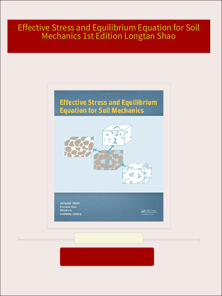 Complete download effective stress and equilibrium equation for soil