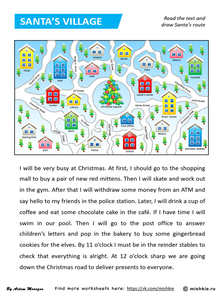 Santa's Route Planning Worksheet | PDF | Christmas Characters | Christmas
