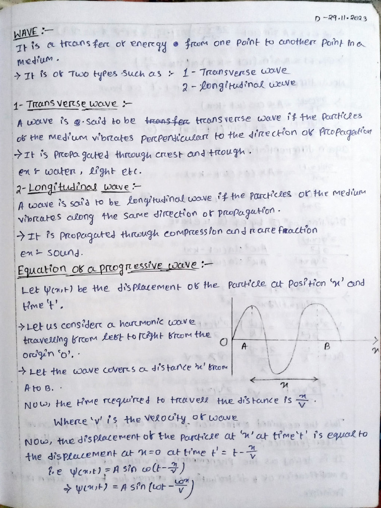 Understanding Wave Types and Interference | PDF | Atomic | Classical ...