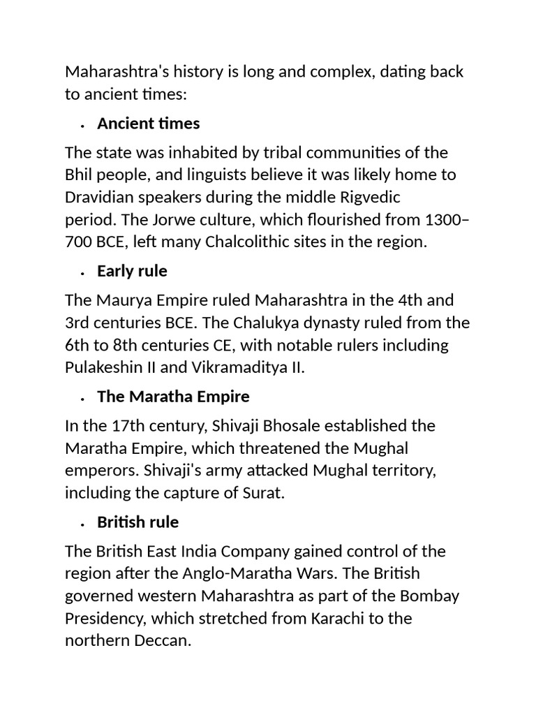 Maharashtra | PDF
