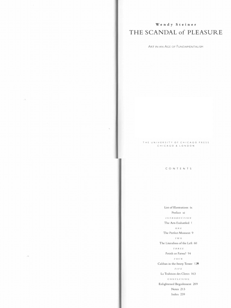 The Scandal of Pleasure in Art | PDF