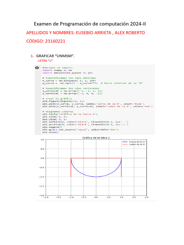 Examen de Programación de Computación | PDF