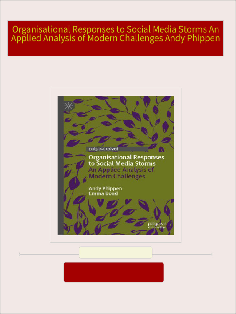 Organisational Responses to Social Media Storms An Applied Analysis of(04)