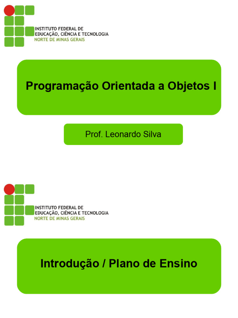 POO1 Introducao | PDF | Programação orientada a objetos | Paradigmas de ...