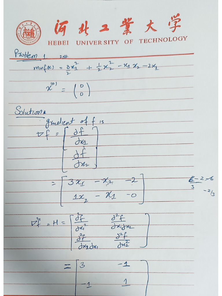 Numerical Optimization Solution | PDF
