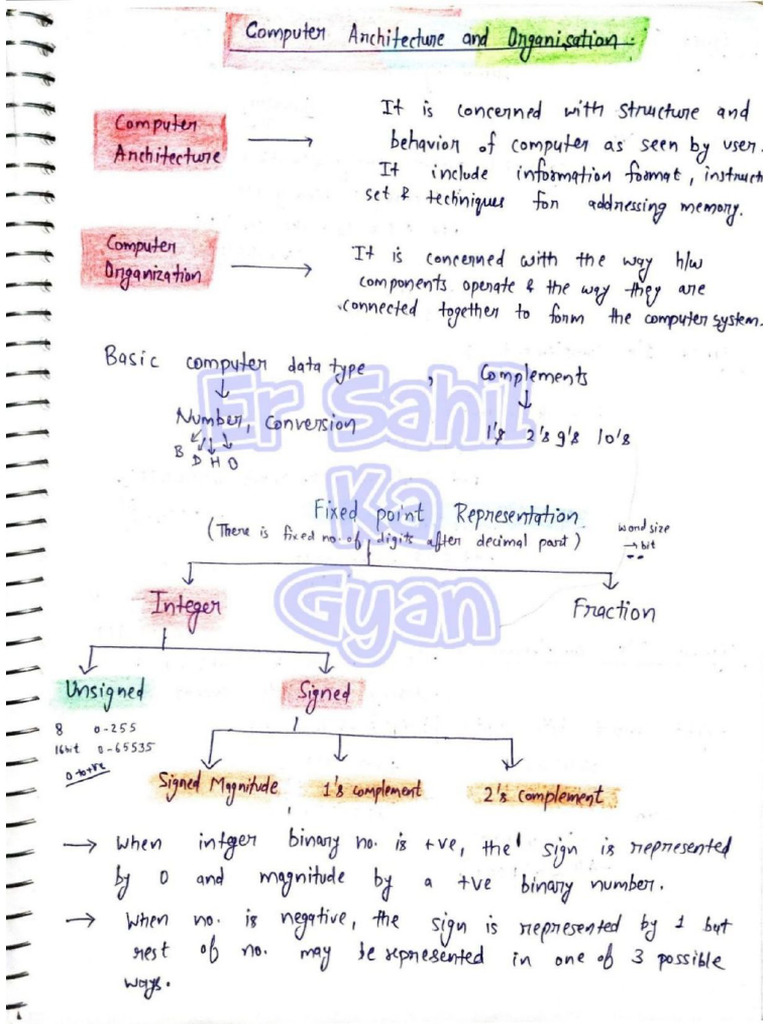 CAO Sample Notes | PDF