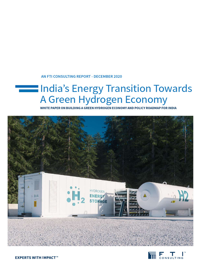 India Energy Transition Green Hydrogen Economy | PDF | Hydrogen Economy ...