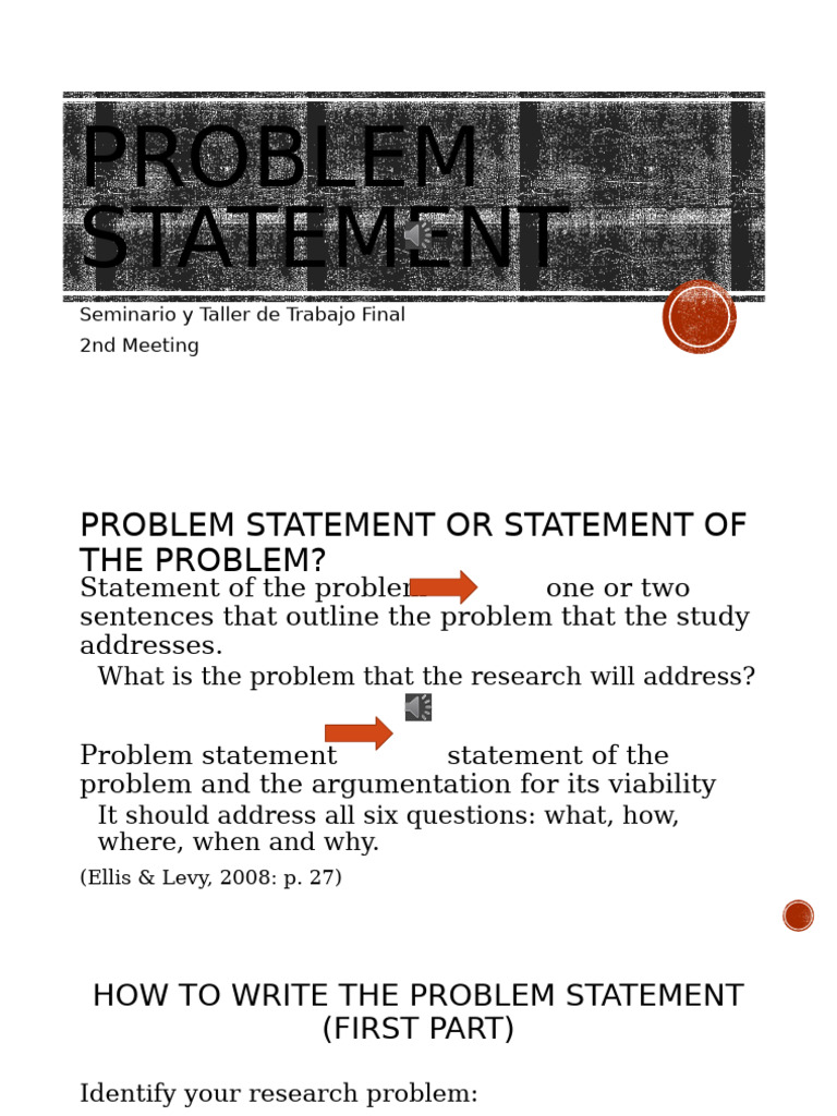 Second Meeting Problem Statement With Audio Recording | PDF | Second ...
