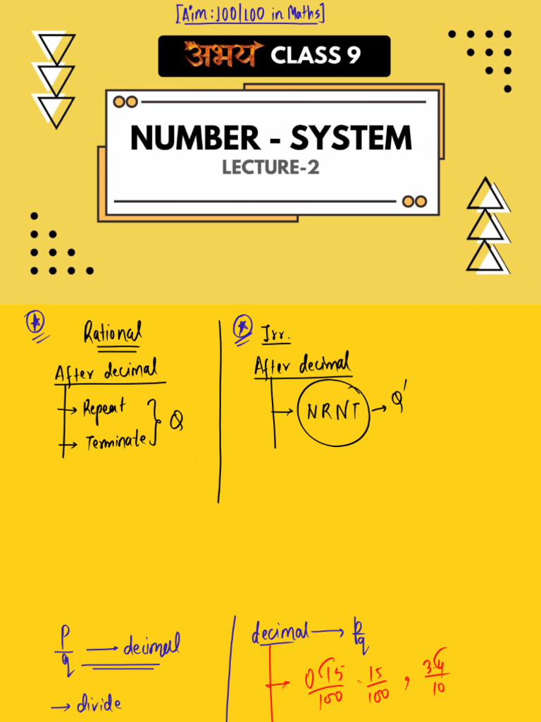 Number System - 2 | PDF