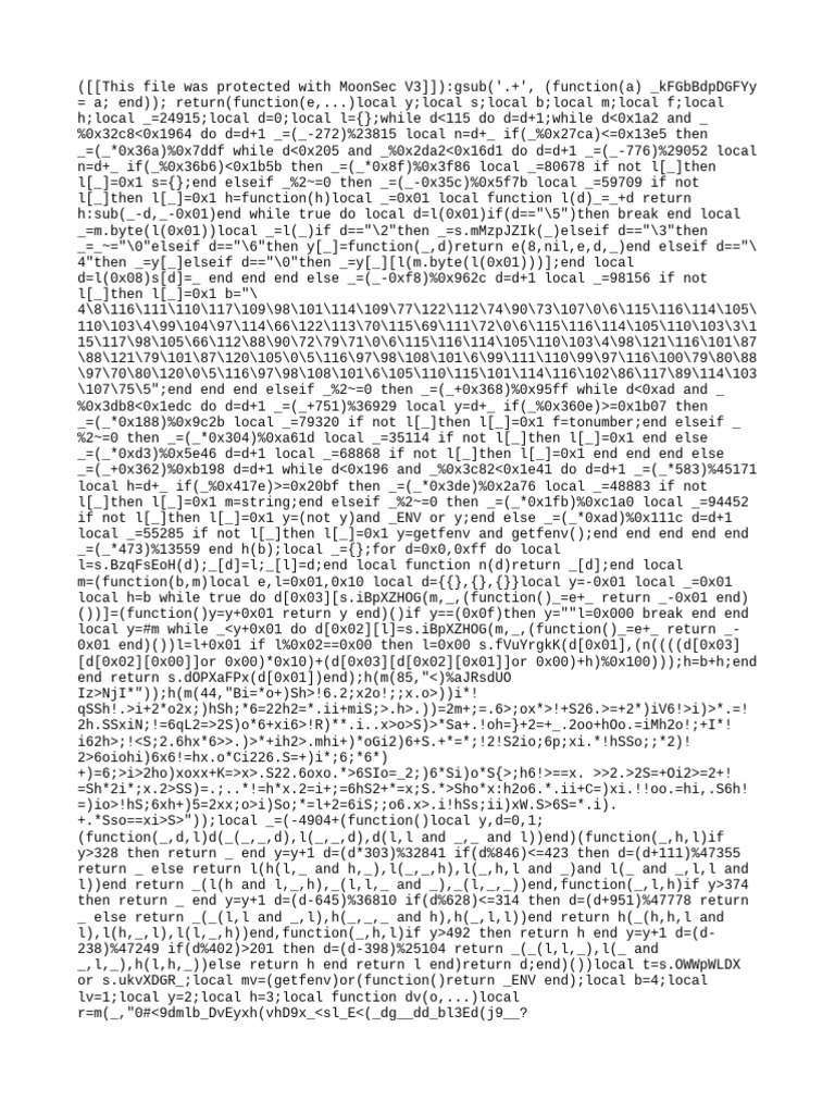 MoonSec V3 Protected Document Analysis | PDF