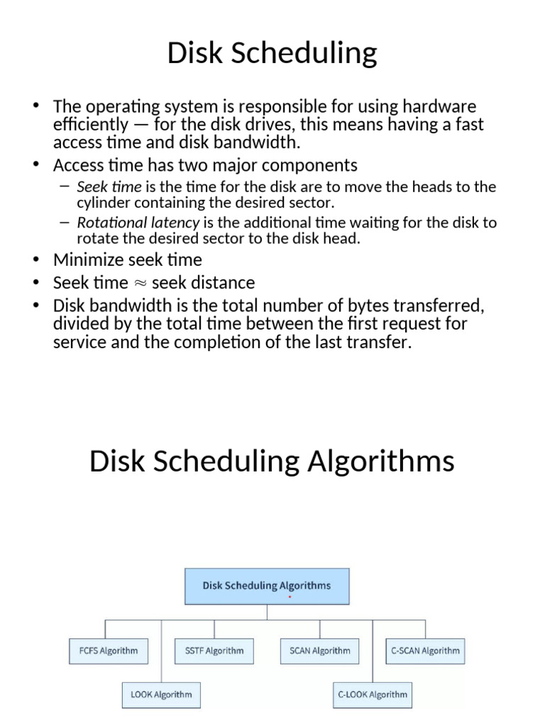 2. Disk Scheduling | PDF | System Software | Computer Data