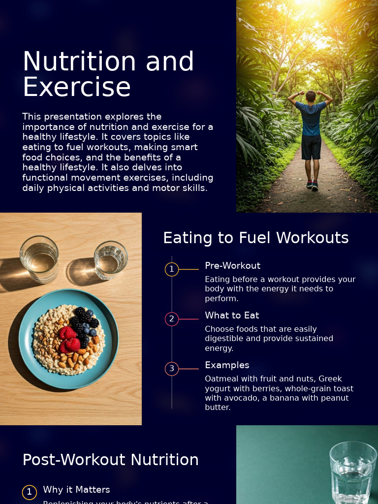 Nutrition and Exercise for Health | PDF | Foods | Nutrition