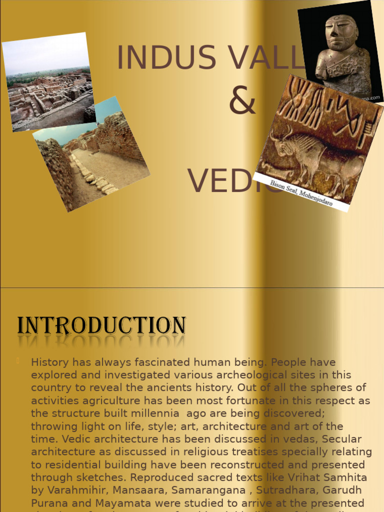 Indus Valley and Vedic Architecture Insights | PDF | Vedas | Brick