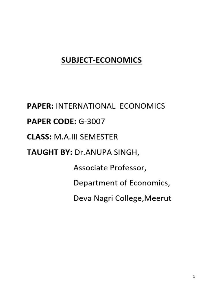 ABSOLUTE ESSENTIALS OF INTERNATIONAL ECONOMICS PDF visual data 6