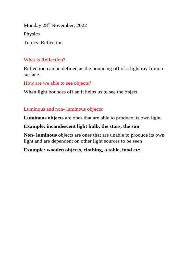 Form 2 Reflection | PDF