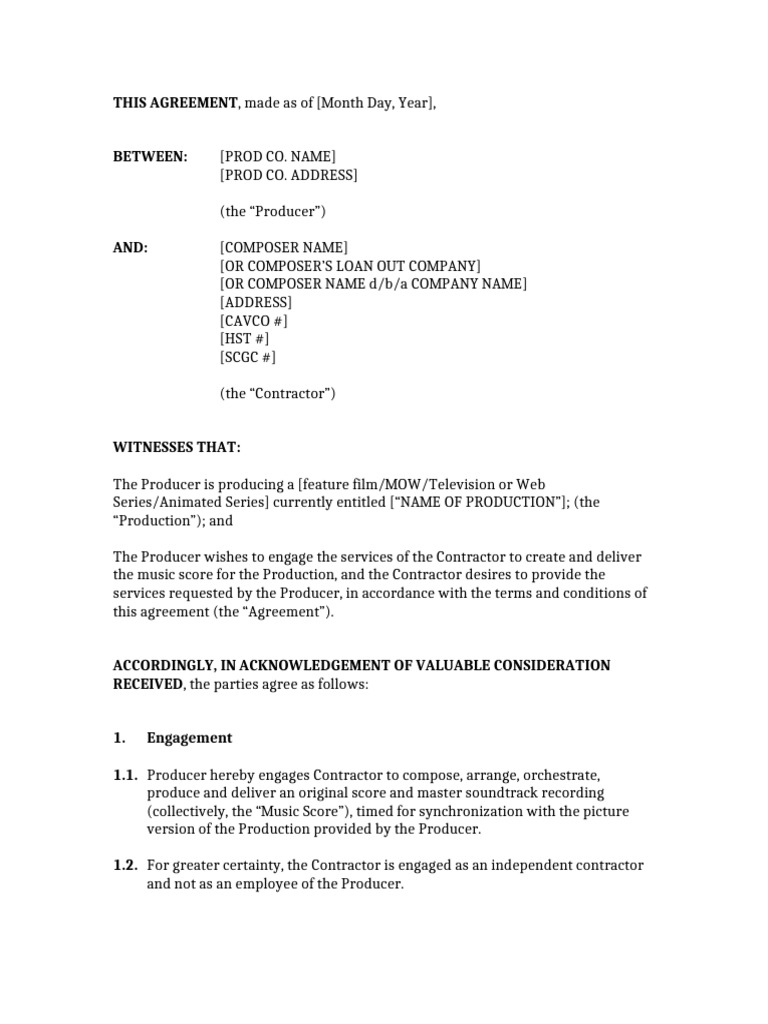 02a SCGC Model Contract v2.4 Mar 2020 | PDF | Breach Of Contract ...