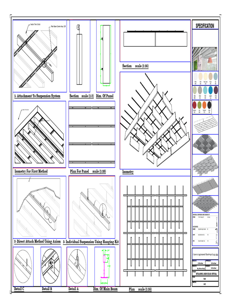 02-Metal Linear Ceiling 2019 | PDF