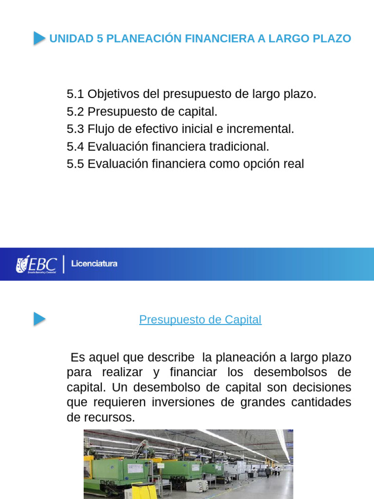 Unidad 5 Planeación Financiera A Largo Plazo | PDF | Tasa interna de ...