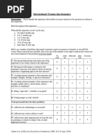 International Trauma Questionnaire PDF ITQ | PDF | Psychological Trauma ...