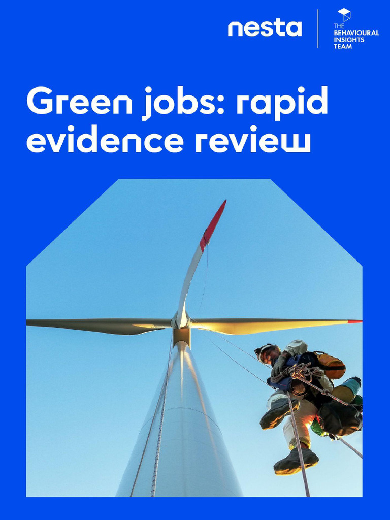 Green Jobs Rapid Evidence Review Report - Pdf#new Tab | PDF | Green Job ...