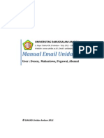 Manual SIAKAD 1.1 - Email Unidar