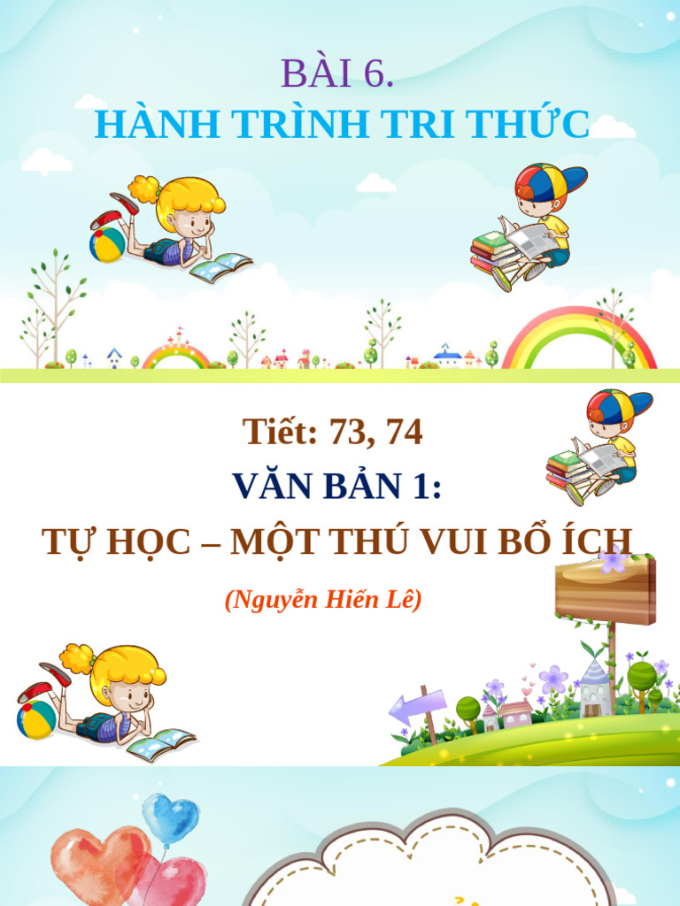 Bai 6 Tu Hoc Mot Thu Vui Bo Ich | PDF