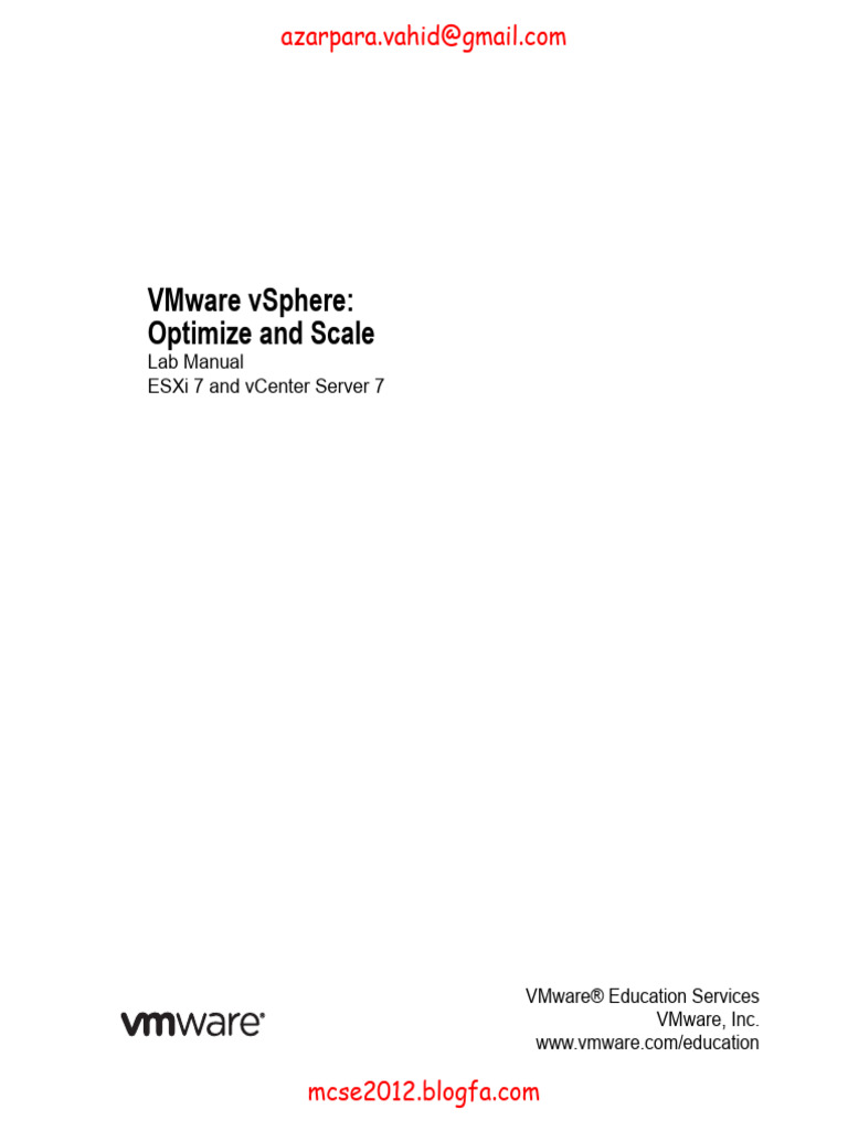 Edu en Vsos7 Lab | PDF | Command Line Interface | Computer Network
