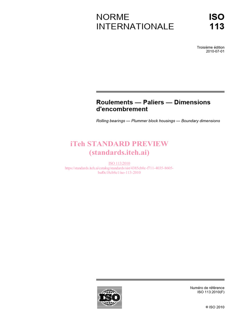 Iso 113 2010 | PDF | Organisation internationale de normalisation ...