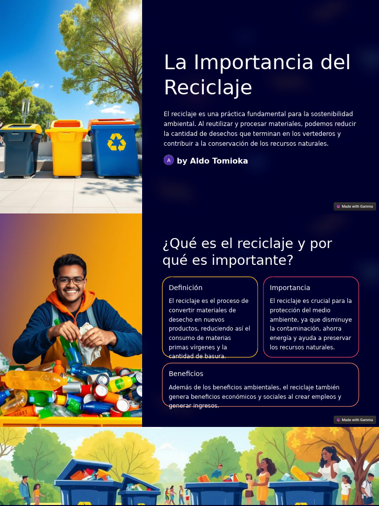 Beneficios y Retos del Reciclaje | PDF | Reciclaje | Residuos