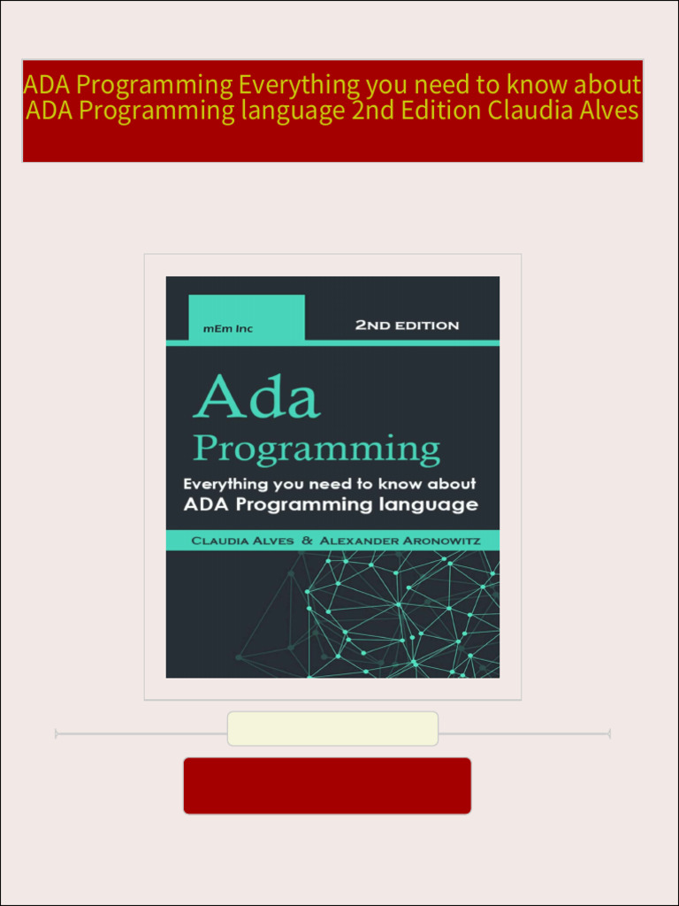 PDF ADA Programming Everything you need to know about ADA Programming ...