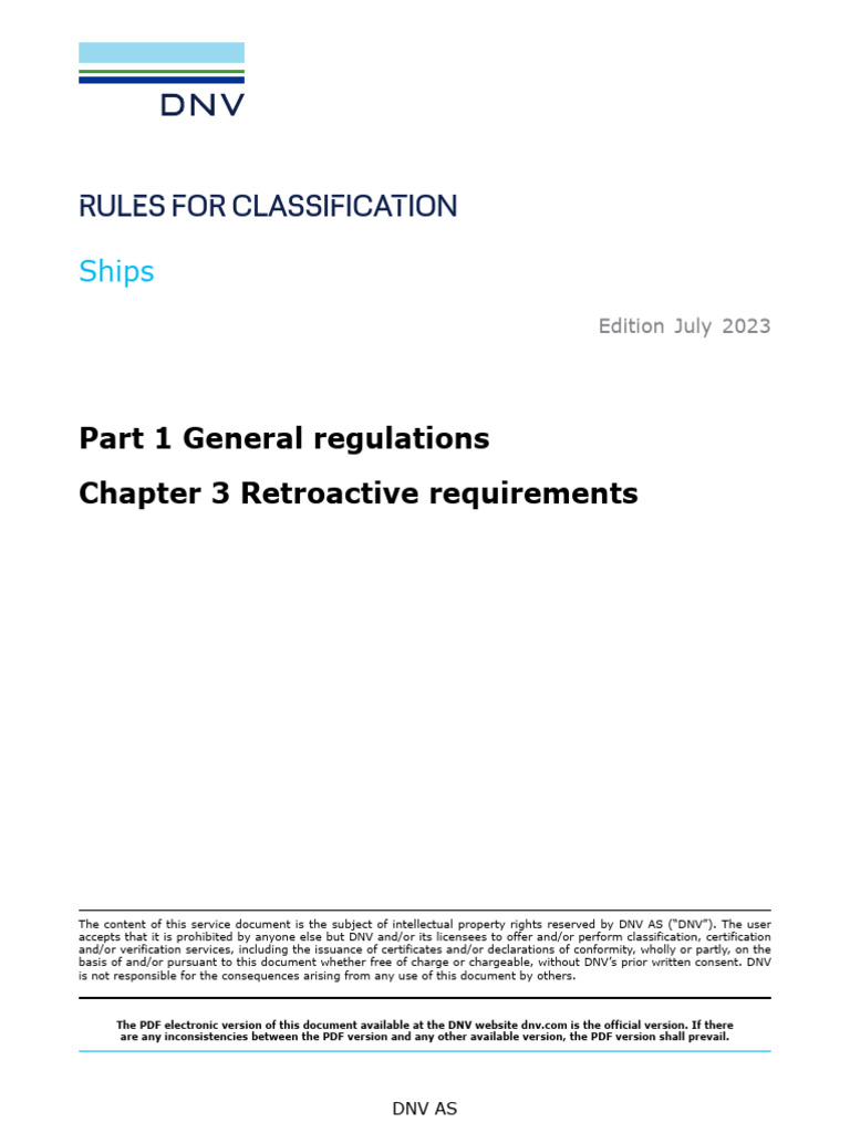 DNV Rules for Ship Classification 2023 | PDF | Fracture ...