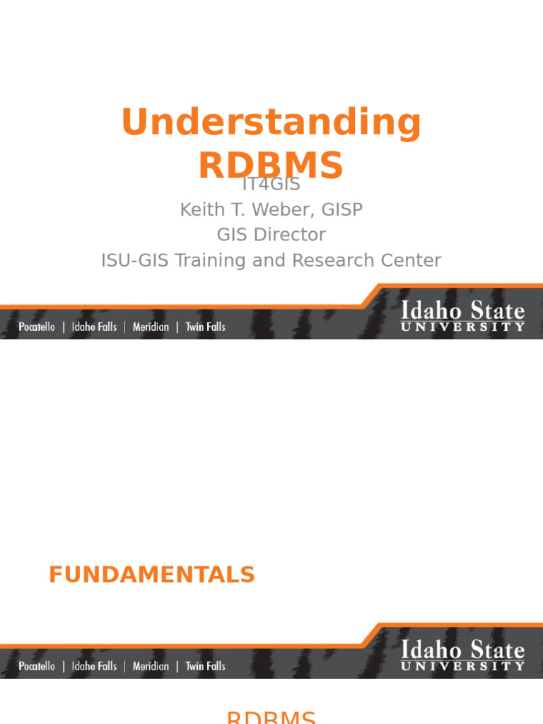 05 UnderstandingRDBMS | PDF | Relational Database | Data Type