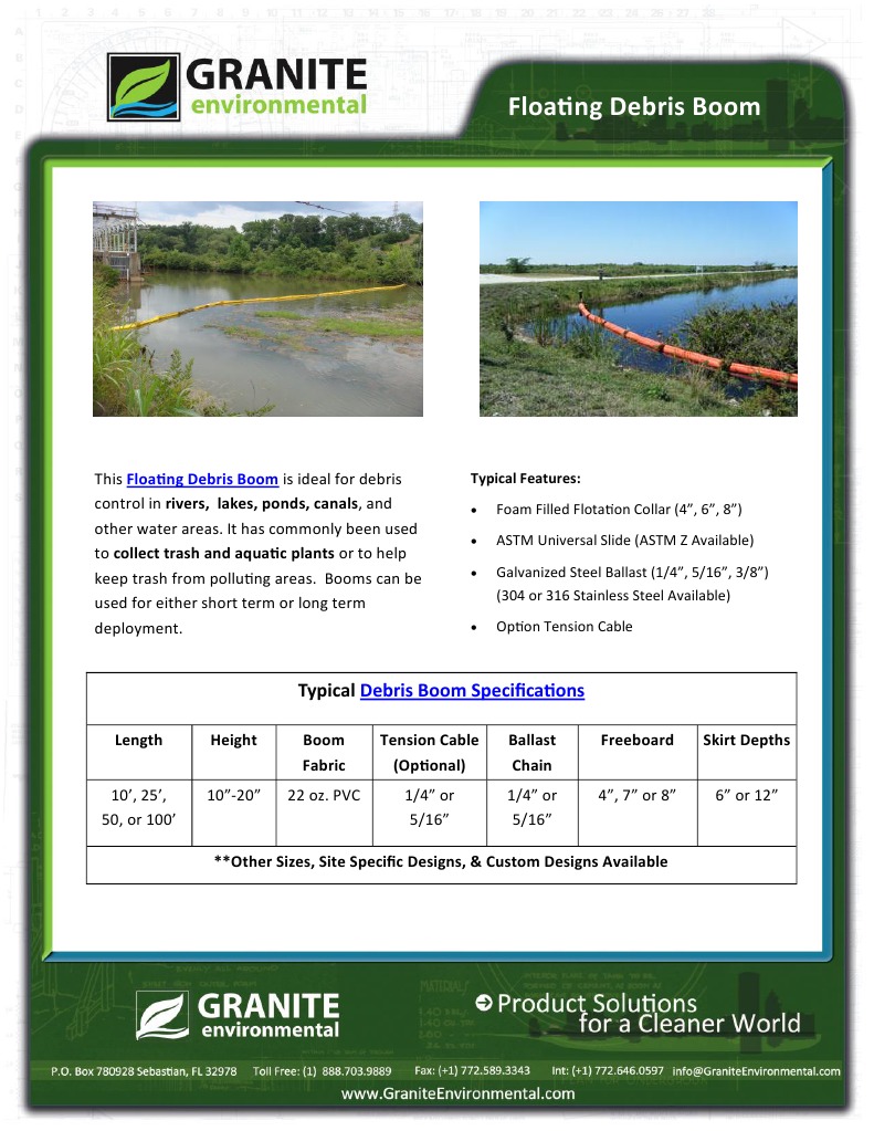 Floating Debris Boom | PDF