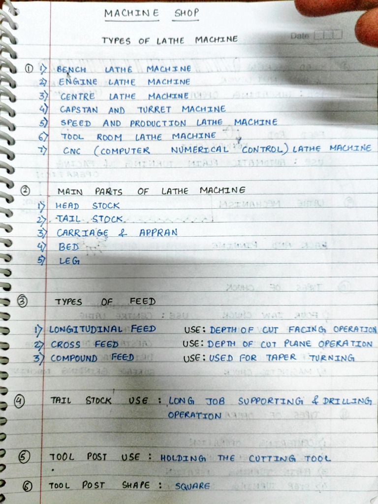 Machine Shop Lathe Pdf