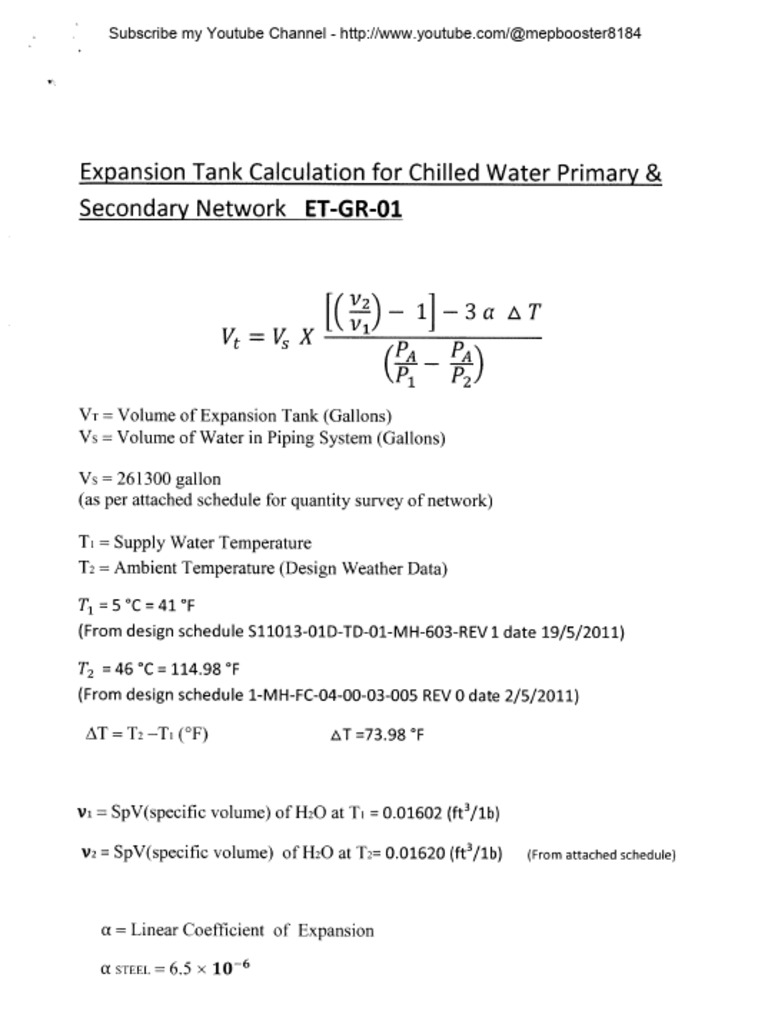 Expansion Tank Sizing PDF