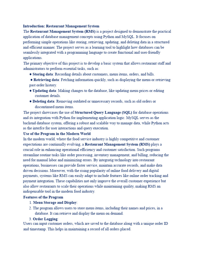 Document15 (1) (1) | PDF | My Sql | Menu