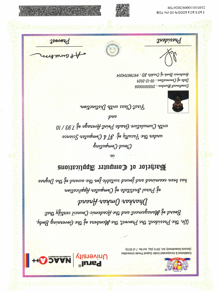 Graduation Degree Certificate | PDF