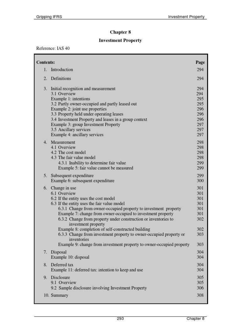 Chapter 8 Investment Properties PDF