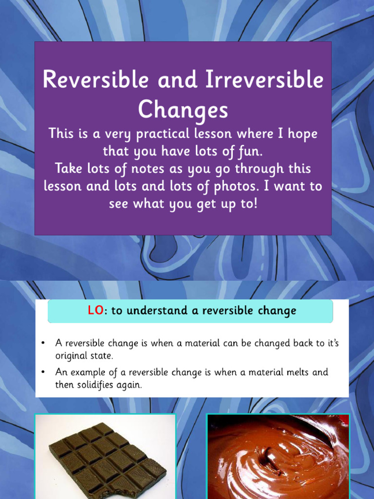 Lesson+2+Reversible+and+Irreversible+Changes | PDF