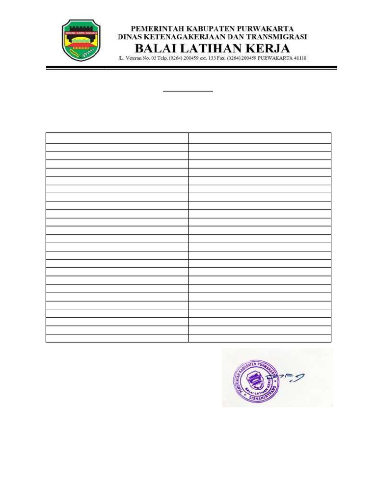 Pengumuman Hasil Test PBK 2024 | PDF