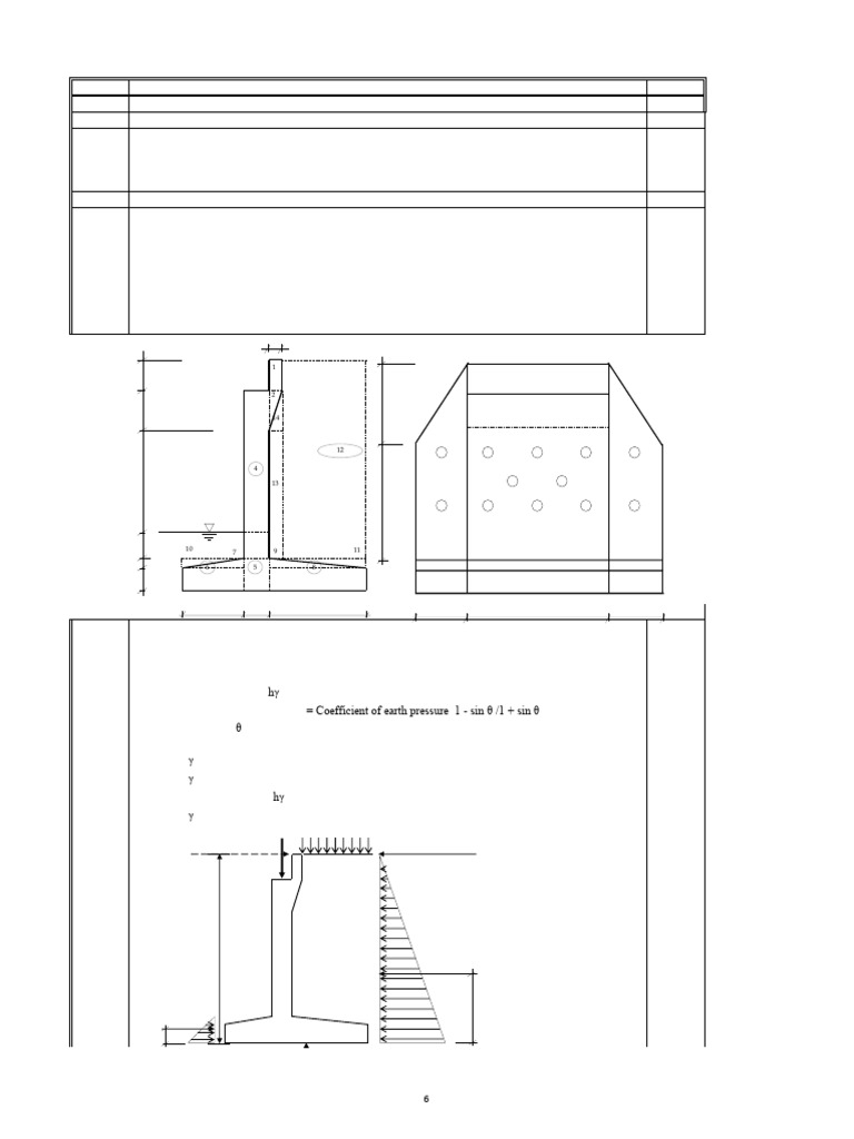 Bridge Abutment Design Calculations | PDF | Civil Engineering ...