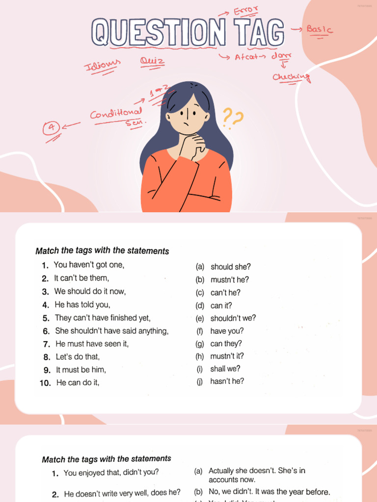 Ques Tag & Conditional Sentence | PDF