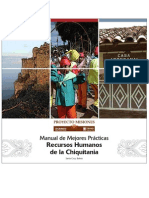 Manual de Mejores Prácticas para  Recursos Humanos de la Chiquitania
