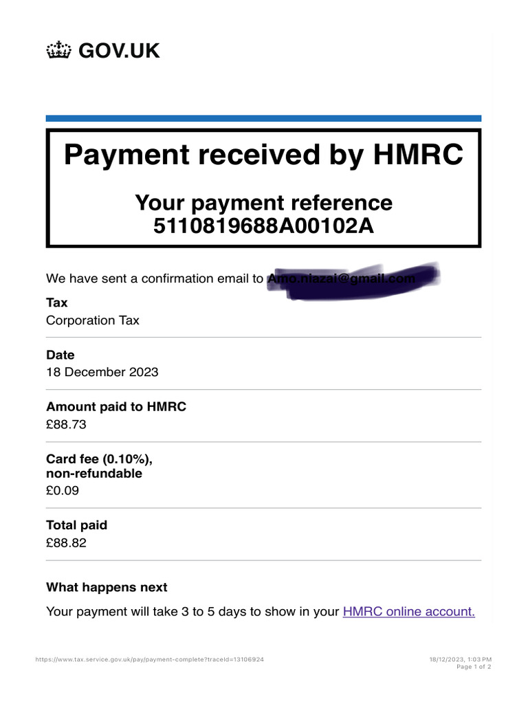 Hmrc Pay Corporation Tax