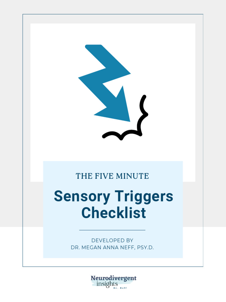 Sensory Trigger Checklist | PDF | Taste | Perception